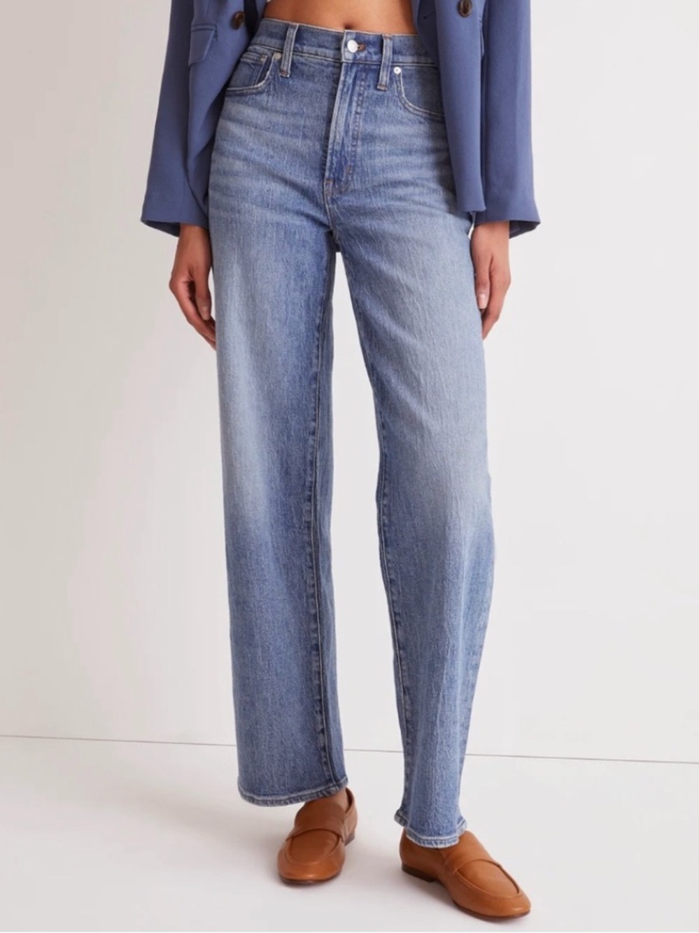 Madewell Perfect Vintage Wide-Leg Jeans Heathcote Wash (26) - Picture 10 of 10